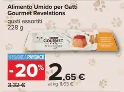 Carrefour Alimento umido per gatti Gourmet Revelations offerta