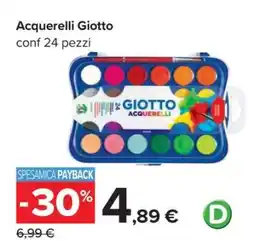 Carrefour ACQUERELLI GIOTTO offerta
