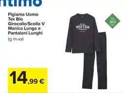 Carrefour Pigiama Uomo Tex Bio offerta