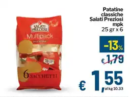 Qui Discount Patatine classiche Salati Preziosi mpk offerta
