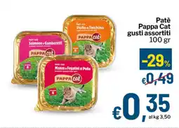Qui Discount Patè Pappa Cat gusti assortiti offerta