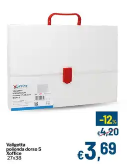 Qui Discount Valigetta polionda dorso 5 Xoffice offerta