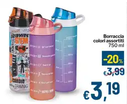 Qui Discount Borraccia colori assortiti offerta