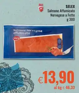 Famila SELEX Salmone Affumicato Norvegese a Fette offerta