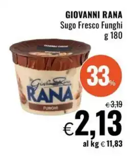 Famila GIOVANNI RANA Sugo Fresco Funghi offerta