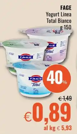 Famila FAGE Yogurt Linea Total Bianco offerta