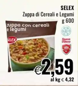 Famila SELEX Zuppa di Cereali e Legumi offerta
