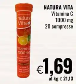 Famila NATURA VITA Vitamina C 1000 mg 20 compresse offerta