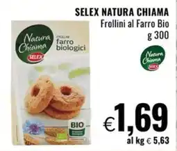 Famila SELEX NATURA CHIAMA Frollini al Farro Bio offerta