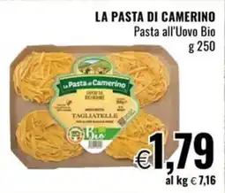 Famila LA PASTA DI CAMERINO Pasta all'uovo Bio offerta