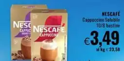 Famila NESCAFÉ Cappuccino Solubile 10/8 bustine offerta