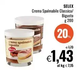 Famila SELEX Crema Spalmabile Classica/ Bigusto offerta