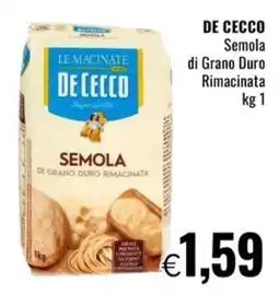 Famila DE CECCO Semola di Grano Duro Rimacinata offerta