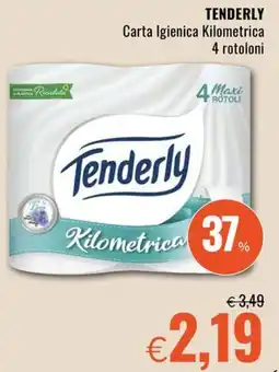Famila TENDERLY Carta Igienica Kilometrica 4 rotoloni offerta