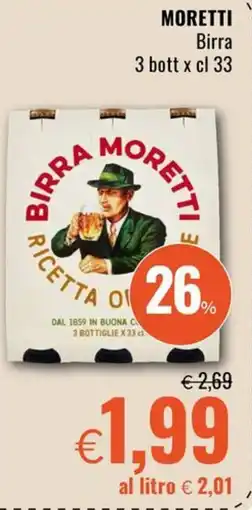 Famila MORETTI Birra offerta