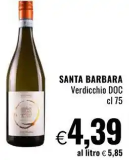 Famila SANTA BARBARA Verdicchio DOC offerta