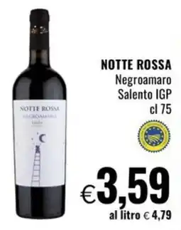 Famila NOTTE ROSSA Negroamaro Salento IGP offerta