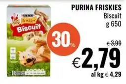 Famila PURINA FRISKIES Biscuit offerta