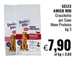 Famila SELEX AMICO MIO Crocchette per Cane Mono Proteico offerta