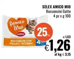 Famila SELEX AMICO MIO Bocconcini Gatto offerta