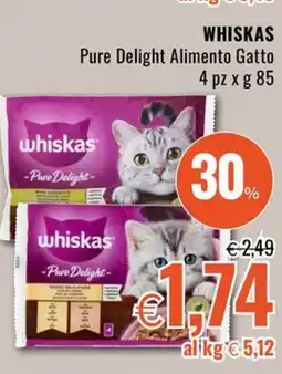 Famila WHISKAS Pure Delight Alimento Gatto offerta