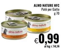 Famila ALMO NATURE HFC Patè per Gatto offerta