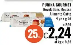Famila PURINA GOURMET Revelations Mousse Alimento Gatto offerta
