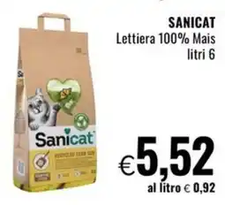 Famila SANICAT Lettiera 100% Mais offerta