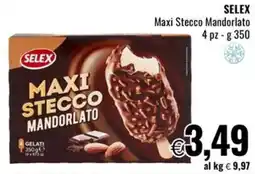 Famila SELEX Maxi Stecco Mandorlato 4 pz offerta