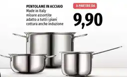 Famila Pentolame in acciaio offerta