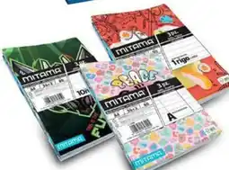 Famila MITAMA Set 3 Maxiquaderni fantasie e rigature a scelta offerta
