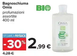 Carrefour Bagnoschiuma Omia profumazioni assortite offerta