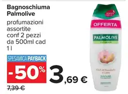 Carrefour Bagnoschiuma Palmolive offerta