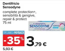 Carrefour Dentifricio Sensodyne offerta