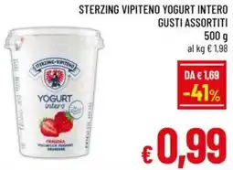 A&O Sterzing vipiteno yogurt intero gusti assortiti offerta