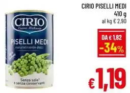 A&O Cirio piselli medi offerta