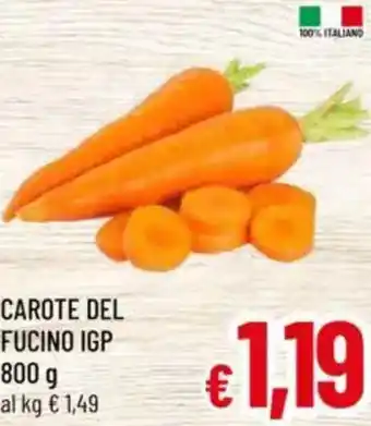 A&O Carote del fucino igp offerta