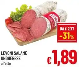 A&O Levoni salame ungherese offerta