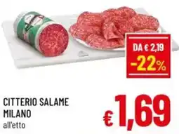 A&O Citterio salame milano offerta