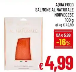 A&O Aqua food salmone al naturale norvegese offerta
