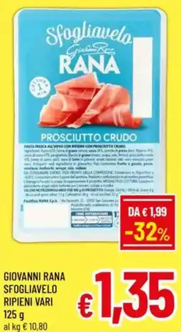 A&O Giovanni rana sfogliavelo ripieni vari offerta