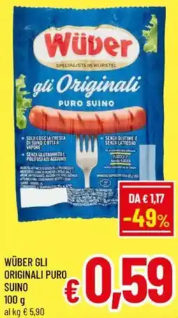 A&O Wüber gli originali puro suino offerta