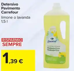 Carrefour Detersivo Pavimento Carrefour offerta