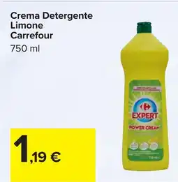 Carrefour Crema Detergente Limone Carrefour offerta