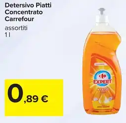 Carrefour Detersivo Piatti Concentrato Carrefour offerta