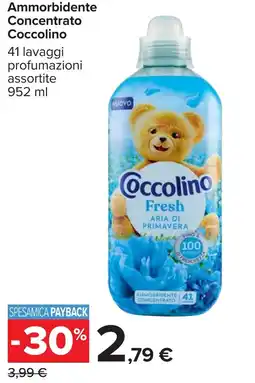 Carrefour Ammorbidente Concentrato Coccolino offerta