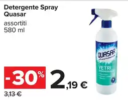 Carrefour Detergente Spray Quasar offerta