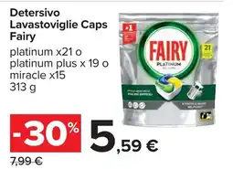 Carrefour Detersivo Lavastoviglie Caps Fairy offerta
