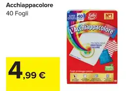 Carrefour Acchiappacolore 40 Fogli offerta