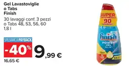 Carrefour Gel Lavastoviglie o Tabs Finish offerta